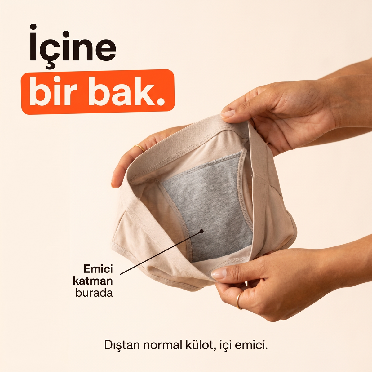 Küçük Kaçırmalara Karşı Emici Külot